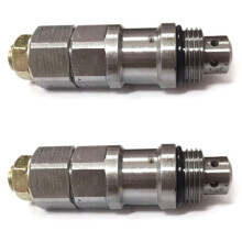 2X para A Retroescavadeira Jcb 3cx 4cx 5cx 214 215 217 Peças Do Motor Válvula de Alívio Principal 25/618901 25618901 Peças da Escavadeira