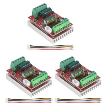3X 6-60V 400W BLDC Three Phase Brushless Motor Controller PWM Hall Motor Control Driver Board 12V 24V 48V