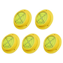 5X Round Bubble Level, 90X17mm High Precision Circular Spirit Level with 3 Mounting Holes, Measuring Instrument Tool