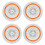 4X ZigBee NEO 90DB Ton- und Lichtsensor Tuya  Life Eingebauter Sirenenalarmsensor 1