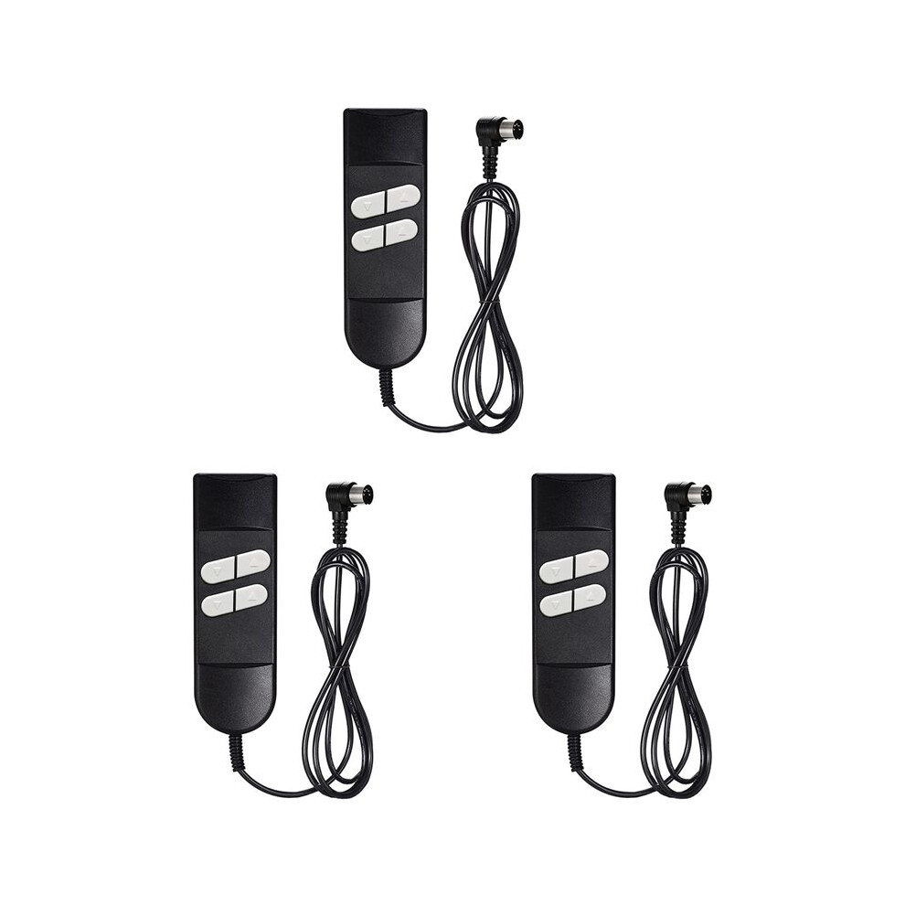Semoic Golden 3X Electric Sofa Remote Replacement, 5 Pin 4 Button Power Recliner Remote For Okin Limoss Pride Berkline