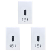 3X Light Wall Light Wave Infrared Sensor No Need Touch Electrical Power Off US Plug
