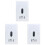 3X  Light  Wall Light  Wave Infrared Sensor No Need Touch Electrical Power  Off US Plug 2