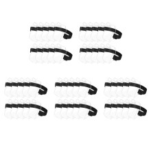 Arm-Ausweishalter, Armband, Ausweishalter mit Einstellschnalle, Universalgröße für Arbeitsausweise (50 Stück)