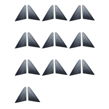 20X Anteriore Sinistro e Destro Specchio Laterale Triangolo Guarnire Pannello di Copertura Triangolo Piastra Angolo per Vios 2014-2021