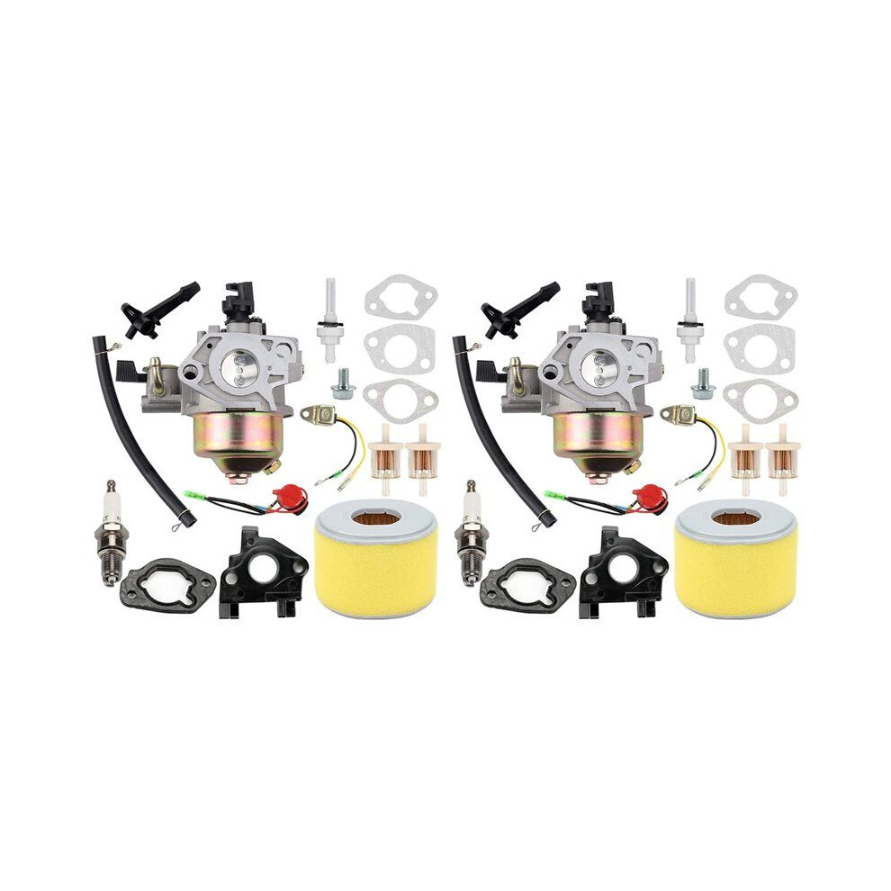 2X Gx240 Carburetor Carb For Gx 240 8.0Hp Gx270 Gx 270 9Hp Engine 16100-Zh9-W21 With Air Filter Tune Kits 6031540463486