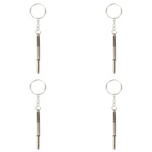 4X Screwdriver 3 in 1 Phillips Flat Nut Hexagonal Hollow Keychain Sunglasses