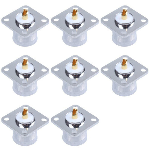 8X Conector RF de UHF Hembra SO239 Panel Chasis Base