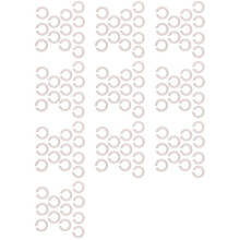 120Pcs Lamp Shade,E27 to E14 Hole Converter,Lampshade Ring Reducer for Fitting Screw Lamp Shades to Cap Lampholders