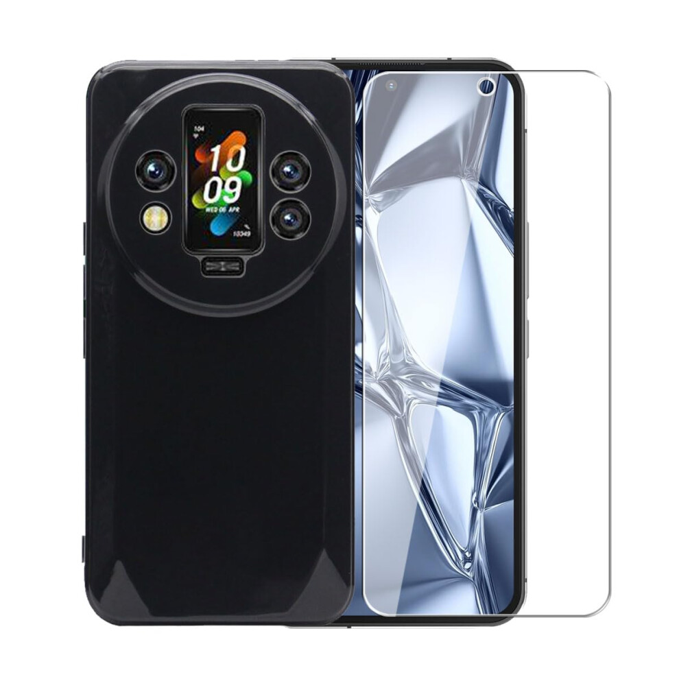 Case And Screen Protector For Oukitel Wp200 Pro, Shockproof Tpu Cover With ScratchâResistant Glass Film Black 9771547388029