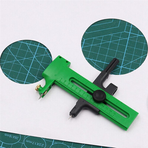 Circular Cutter Adjustable Circular Cutting Tool Suitable for Making Fabric Crafts DIY Handmade Art Tools 2