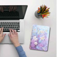 Kalender 2025, A5-Terminkalender, A5-Spiralheft, Wochenjournal, jede Woche von Januar 2025 bis Dezember 2025, Hardcover mit Innentasche, Gummiband