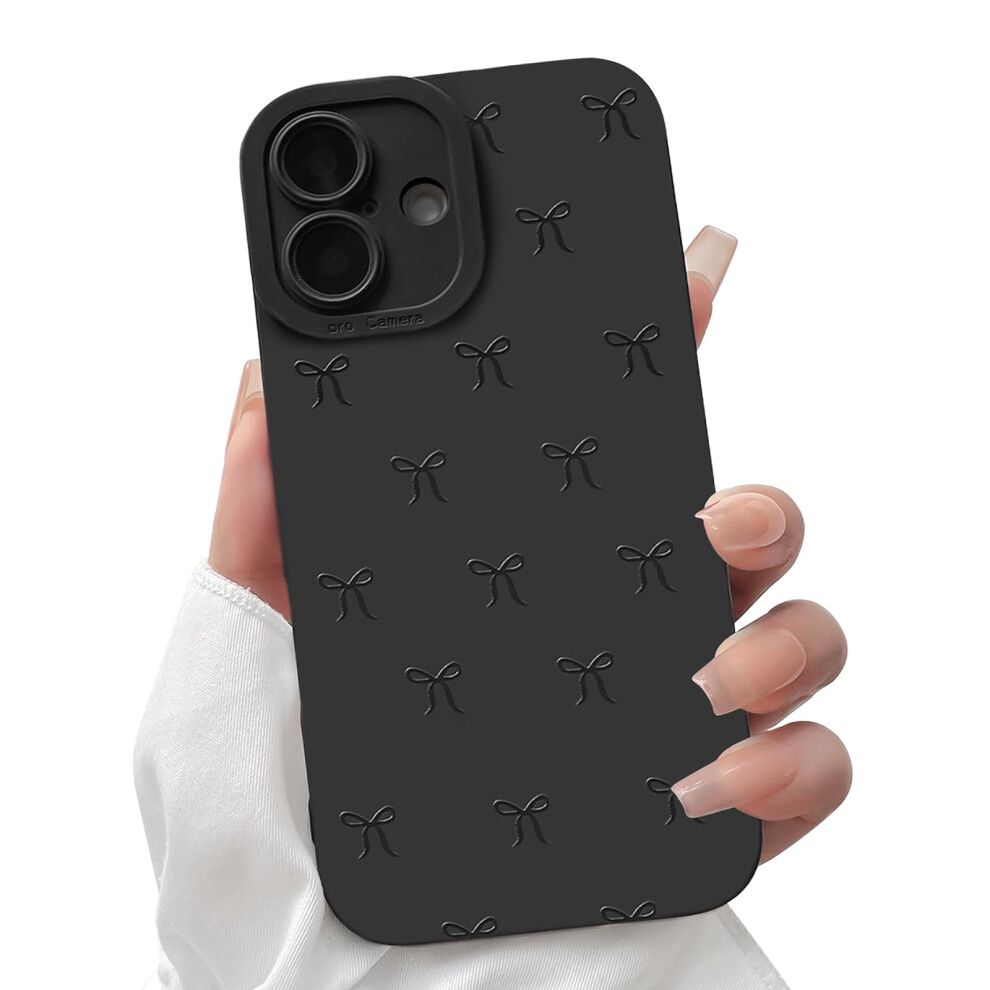Cute Aesthetic Bow Case For Iphone 16 Plus Shockproof Soft Tpu Full Body Protection For Girls Women 9771547388630