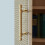 Solid Brass Cabinet Handles for Kitchen and Bathroom, Moisture Resistant Drawer Pulls Set 3