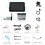 Autoradio 1DIN - PODOFO - 7 pollici - CarPlay e Android Auto wireless - GPS, Bluetooth, DAB+ 5