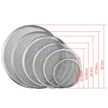 3X Professional Round Pizza Oven Baking Tray Barbecue Grate Nonstick Mesh Net(14 Inch)