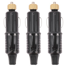 3X 12/24V Replacement Car Cigarette Lighter Socket Plug Adapter Charger + Fuse Set
