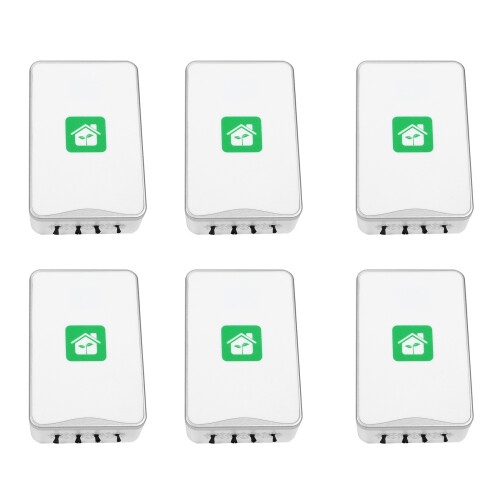 6X Pluggable Air Purifier Negative Ion Generator Filterless Ionizer Purifier Clean Allergens,Pollutants,Mold-US Plug