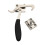 Stainless Steel Lock Handle with Euro Profile Door Lock Cylinder, Secure Keyed Locking, Easy Replacement 4