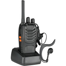 Walkie-talkies, communicatieapparaat voor lange afstand, tweewegradio's, 16-kanaals oplaadbare handheld UHF-transceivers met oortjes,