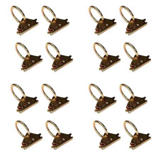16 Packs Steel E-Track O-Ring Tie-Down Anchors for E-Track Tie-Down System Secure Cargo in Enclosed Flatbed Trailers