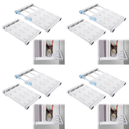 8 Pcs School Locker Shelf Organizer - Adjustable Locker Divider Mate Easy to Install for Extending Locker Use Space