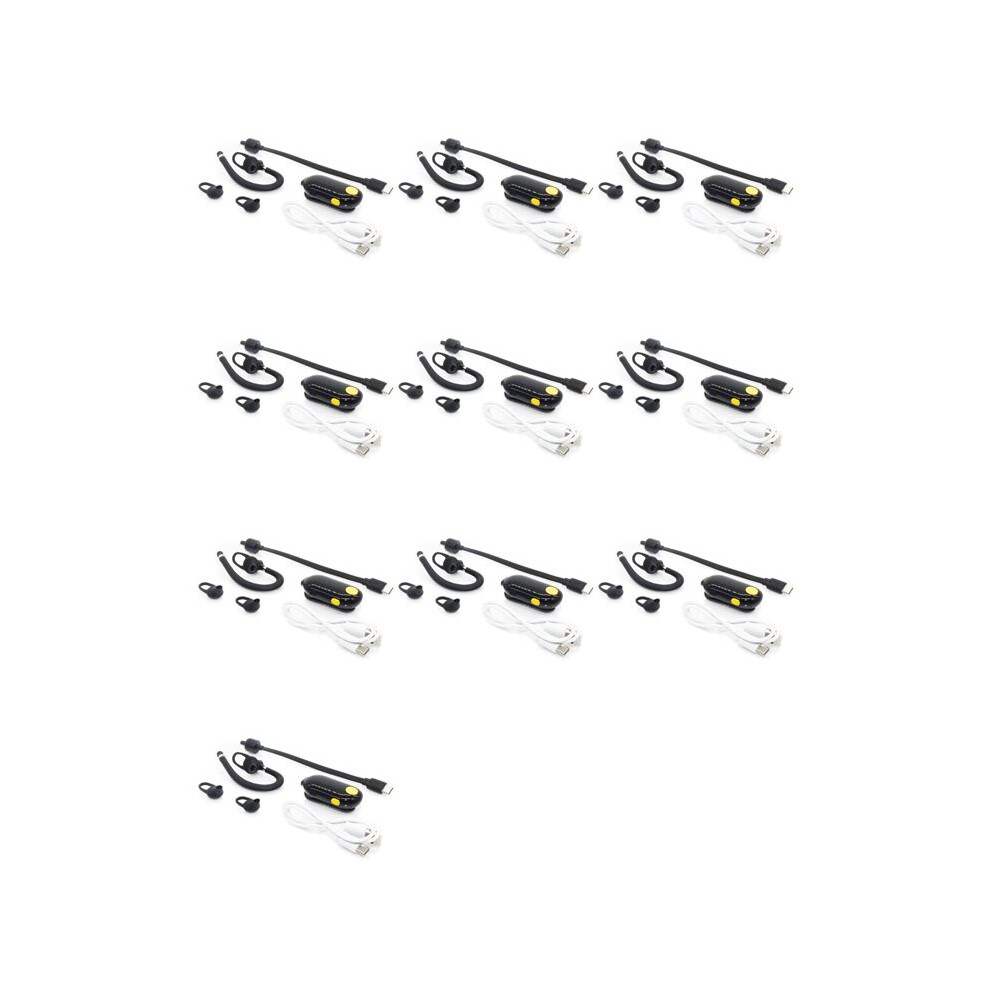 10X Uhf 400-470Mhz 0.5W Walkie Talkie Ear Hanging Two Way Radio Model Ear Hanging 6031011431594