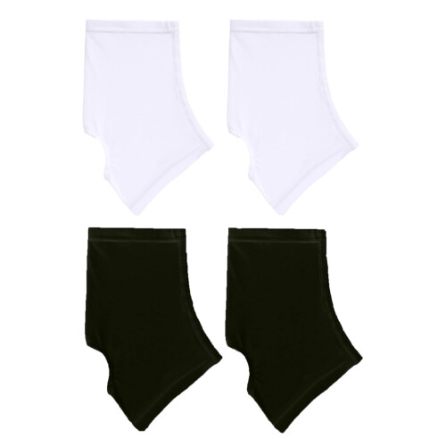 White Black Cleat Covers Protective Slip Resistance for Athletic