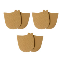 3Pair Shoe Repair Soles Nonslip Patches Wear Resistant-Beige