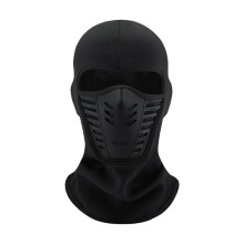 Winter Outdoor Warm Anti-Air Particles Face Mask,-Black 1