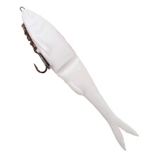 Soft Swimming Lures Slow Sinking Lures Swimbaits-White 17cm 35g