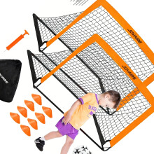 But de Football Pliable Facile Comprend Une Pompe Ă -Orange