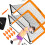 Foldable Football Training Featurings Easy No Tools-Orange 1