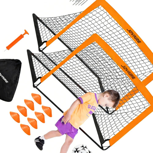 Foldable Football Training Featurings Easy No Tools-Orange