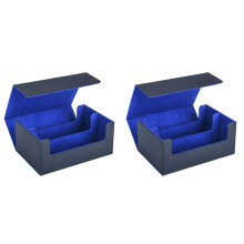 2X Scatola Porta Carte Multifunzione Porta Carte Portaoggetti Organizzatore Scatola Portaoggetti un Caricamento Laterale Superiore Carte da Gioco