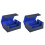 2X Multifunction Card Box Card Case Organizer Storage Box Top Side-Loading Deck Case Game Cards Hobbies,Black+ 1