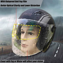 Universal Motorcycle Helmet Clear Rainproof Film Clear Patch Screen Universal Riding Accessories