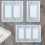 3 Pieces  Plate Resin Molds Socket Panel Silicone Mold Light  Plate Epoxy Molds  Plate Casting Mold 3