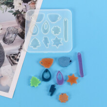 DIY Ohrringe Harz Form Handgemacht Baumeln Ohrringe Silikon Form UV Epoxid Formen für Schmuck Herstellung Werkzeuge