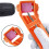 Drill Sharpener Portable Diamond Drill Sharpening Tool Corundum Grinding Wheel for Drills Width Range Orange 6