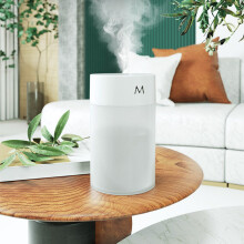 Humidificateur D'Air Diffuseur Portatif D'ArôMe USB Diffuseur D'Air de Bureau avec Veilleuse ColoréE pour Bureau de Voiture à Domicile, Rose
