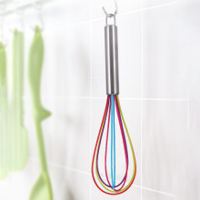 Silikon Schneebesen, Hand Ei Beater Mixer Mixer mit Rostfreiem Griff zum Backen, Kochen, AufschäUmen - Set Von 3