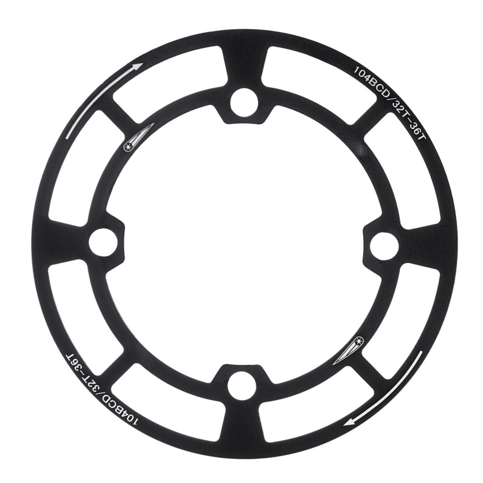 Bicycles Chainring Shield Chainring Protector- 32T 34T 36T Black 7709000750313