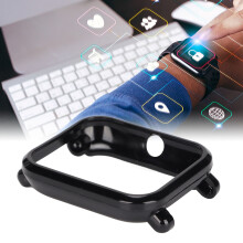 Stoßfester TPU-Stoßstangenhülle für AMAZFIT POP & Bip U Smartwatch Schwarz