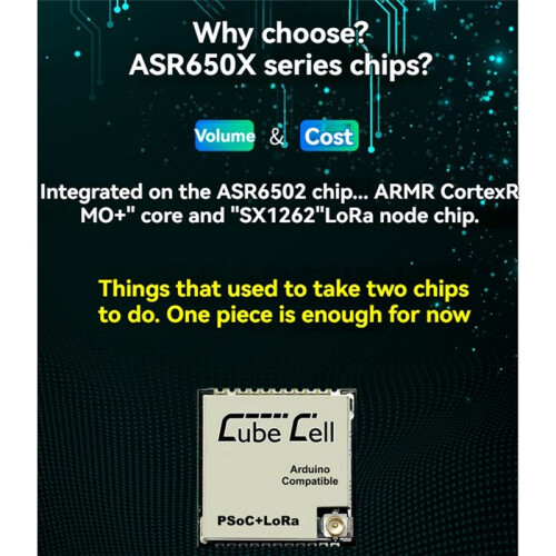 Cubecell Series LoRa Node AM01 Module with SX1262 and ASR6502 Chip for  and LoRaWAN Protocol Communication B 2