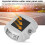 Reusable Solar Road, 4Pcs 6 LED Stud Lights Ground Garden Lawn Path Deck Dock White Warning Lights(4Pcs) 2