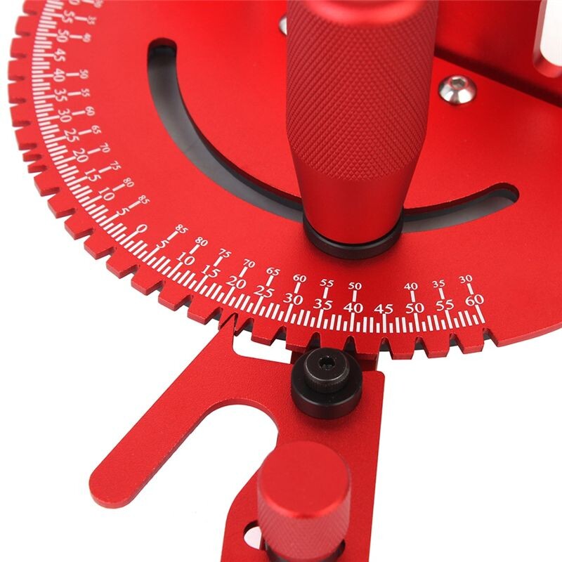 Carpentry Tools Ruler Miter Gauge Aluminum Alloy Handle Benche Table Saw Router Miter Gauge ...