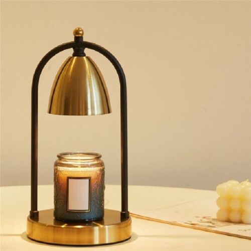 Candle Heating Lamp Dimmable Wax Melter Home Decorative Bedside Lamp (US Plug)
