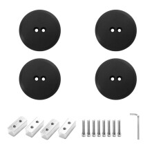 Jack Pad Lifting Pucks Aluminum Floor Jack Adapter for Corvette C5 C6 C7 C8 944 964 993 996 997 911 Black