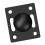 1-Inch 25mm   Base with Square  Plate Bracket, Industrial Control Screen Bracket Double Socket Arm 4